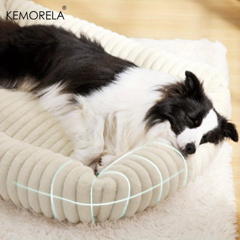 Orthopedic Plush Support Dog Mattress Bed