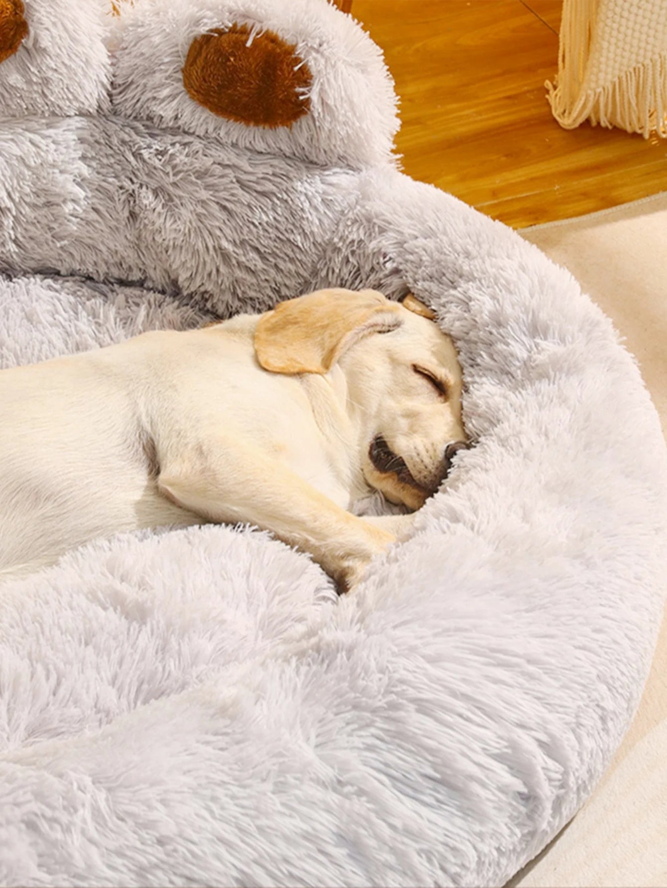 Fluffy Warm Plush Pet Sofa Bed
