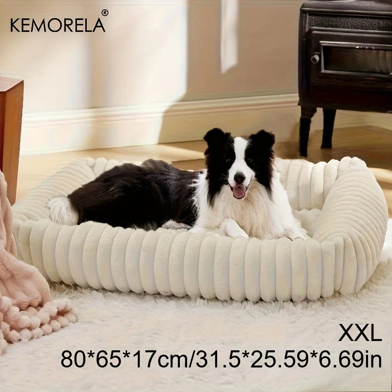 Orthopedic Plush Support Dog Mattress Bed