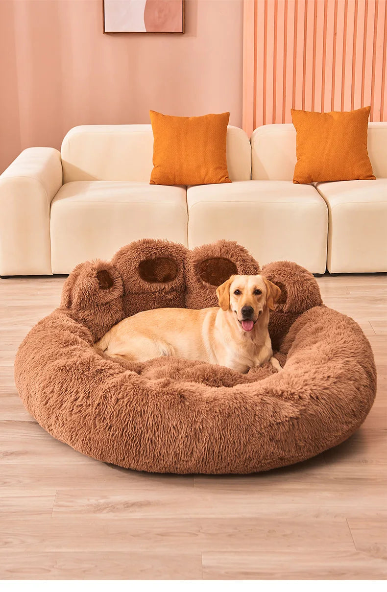 Fluffy Warm Plush Pet Sofa Bed
