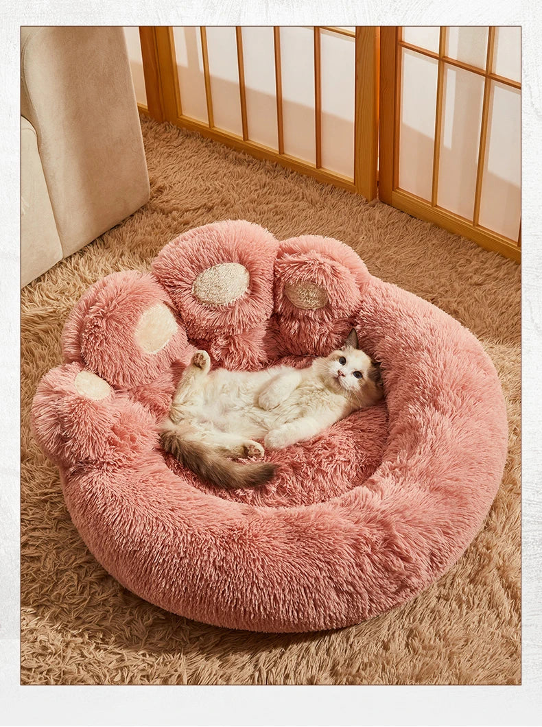 Fluffy Warm Plush Pet Sofa Bed
