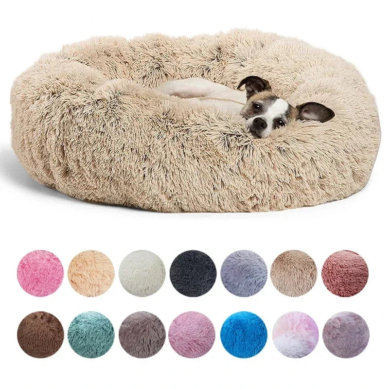 Super Soft Plush Round Pet Bed