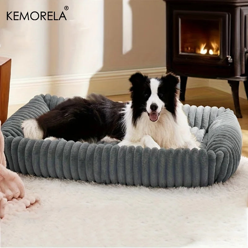 Orthopedic Plush Support Dog Mattress Bed