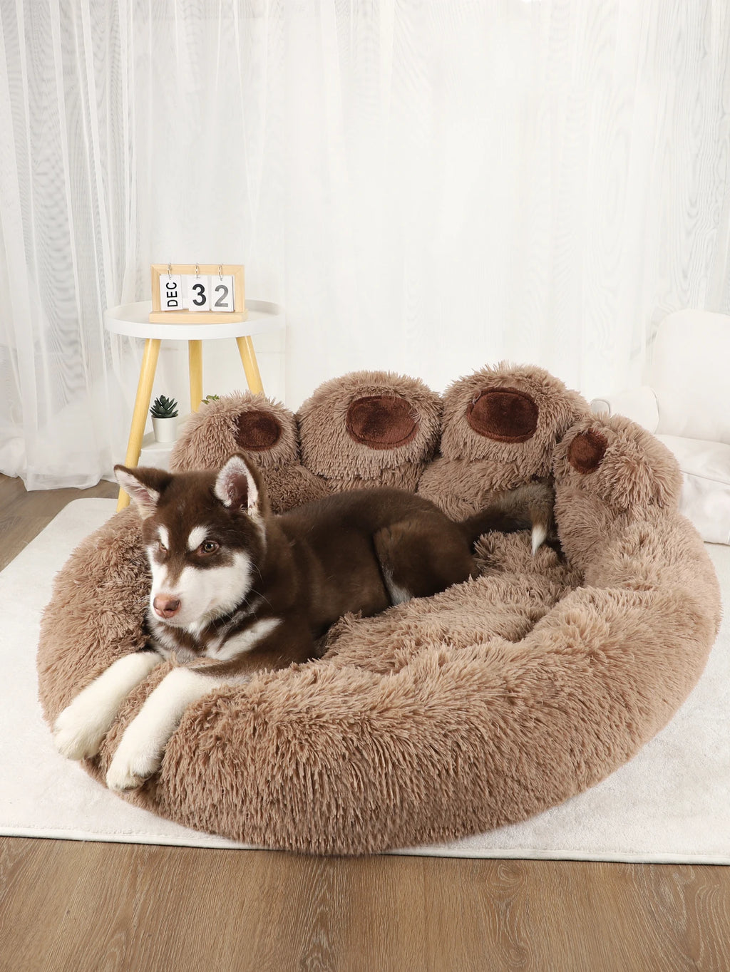Fluffy Warm Plush Pet Sofa Bed