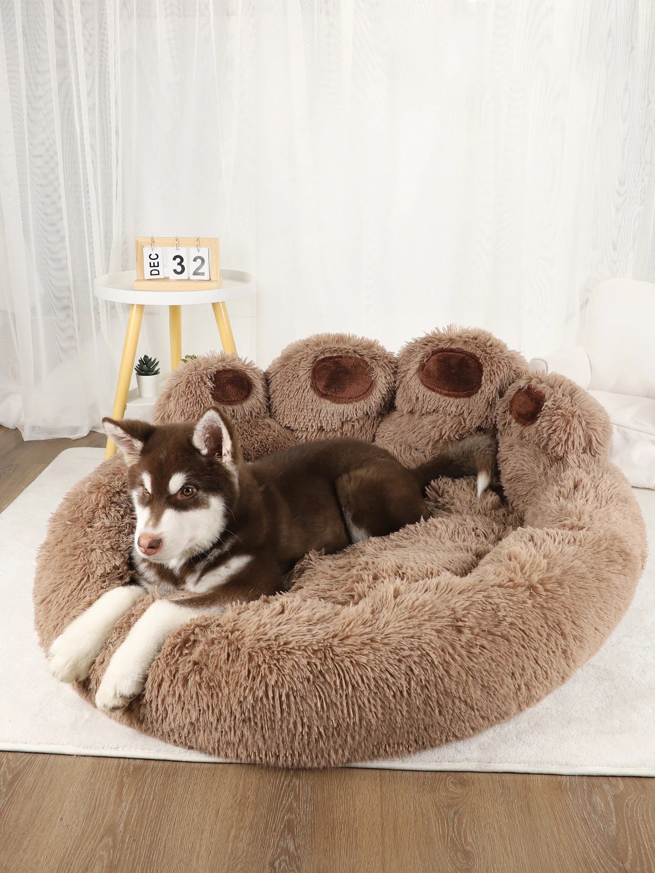 Fluffy Warm Plush Pet Sofa Bed