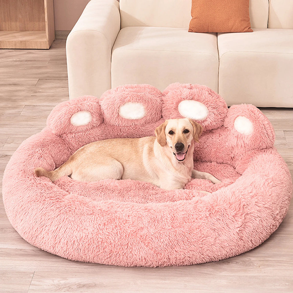 Fluffy Warm Plush Pet Sofa Bed